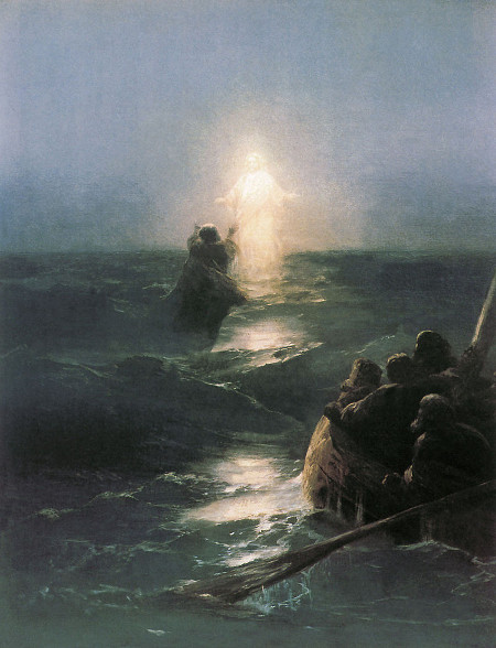 Jésus marchant sur l'eau (Ivan Aivazovsky) Jésus marchant sur l'eau (Ivan Aivazovsky)